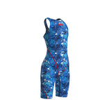 Arena Girls Competition Kneeskin Powerskin ST Next Open Back Splashy