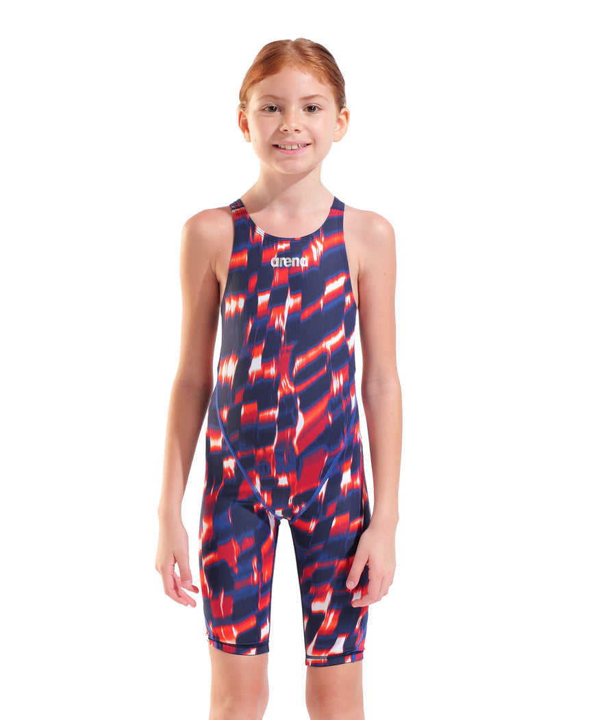 Arena Girls Powerskin ST Next Open Rug Red White Blue front model view