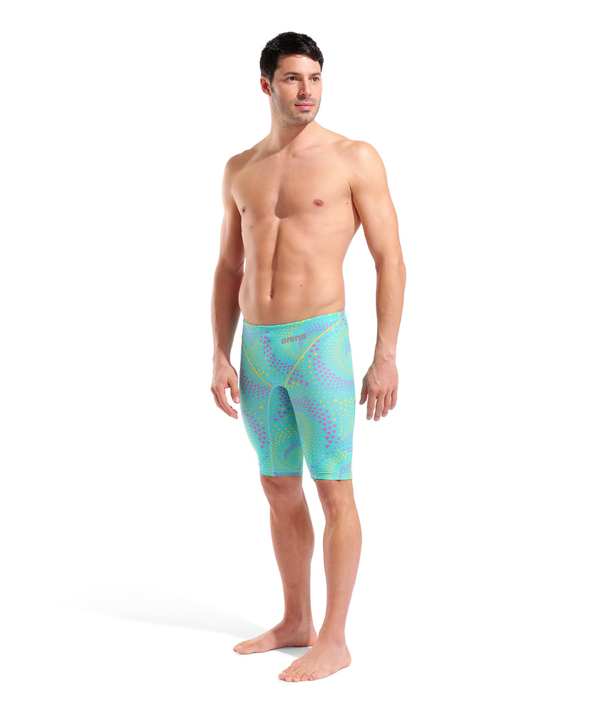 Arena Wedstrijdjammer Powerskin ST Next Limited Edition Fireflow/Blauwgroen