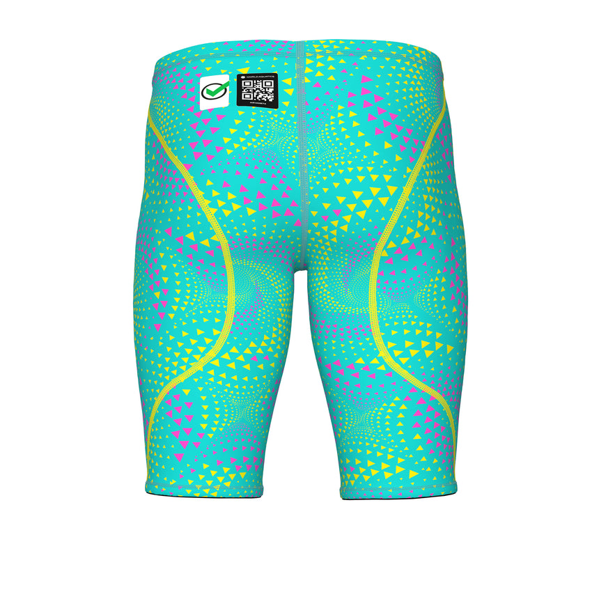 Arena Wedstrijdjammer Powerskin ST Next Limited Edition Fireflow/Blauwgroen