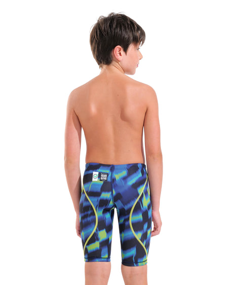 Arena Boys Powerskin ST Next Jammer Aqua Gleam back model view