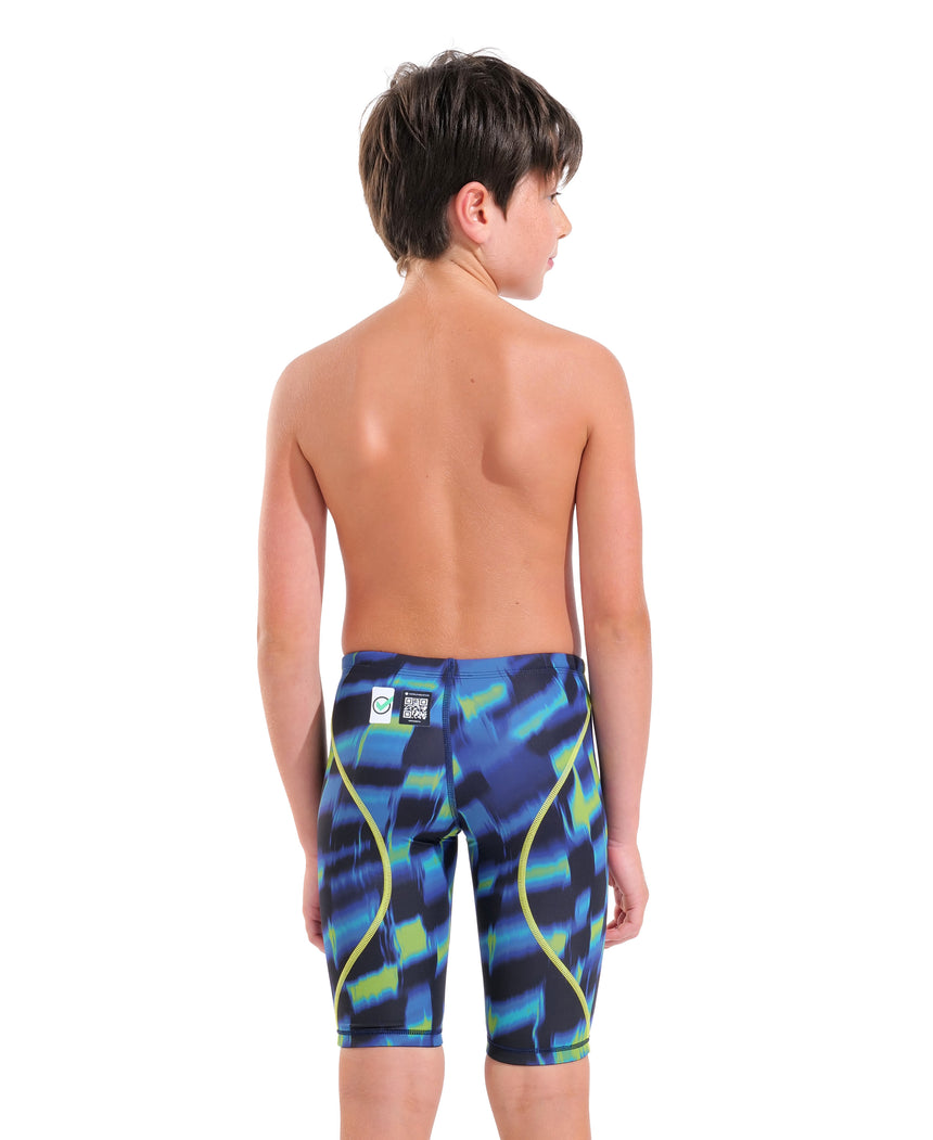 Arena Boys Powerskin ST Next Jammer Aqua Gleam back model view