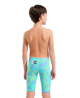 Arena Jongens Wedstrijdjammer Powerskin ST Next Limited Edition Fireflow/Blauwgroen