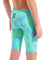 Arena Jongens Wedstrijdjammer Powerskin ST Next Limited Edition Fireflow/Blauwgroen