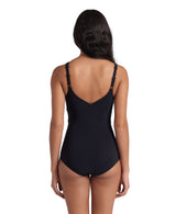 Arena Dames Badpak Jewel One Piece Low C Cup R Zwart Helderblauw