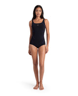 Arena Dames Badpak Jewel One Piece Low C Cup R Zwart Helderblauw