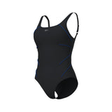 Arena Damen Badeanzug Jewel Low C Cup R Nacht/Grau/Leuchtblau