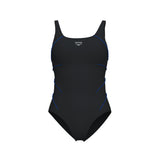 Arena Damen Badeanzug Jewel Low C Cup R Nacht/Grau/Leuchtblau