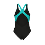 Arena Badpak Kikko V Back Graphic Zwart / Blauw