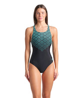 Arena Badpak Kikko V Back Graphic Zwart / Blauw