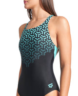Arena Badpak Kikko V Back Graphic Zwart / Blauw