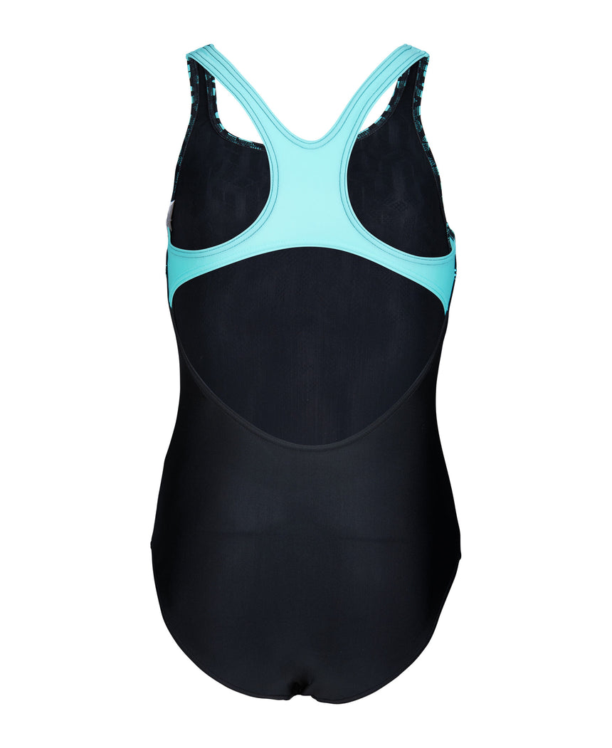 Arena Meisjes Badpak Kikko V Swim Pro Back Zwart/Blauw