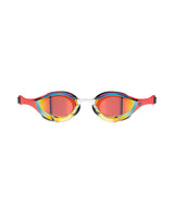 Arena Zwembril Cobra Edge Mirror Swipe Goud/Rood