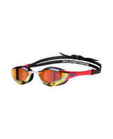 Arena Zwembril Cobra Edge Mirror Swipe Goud/Rood