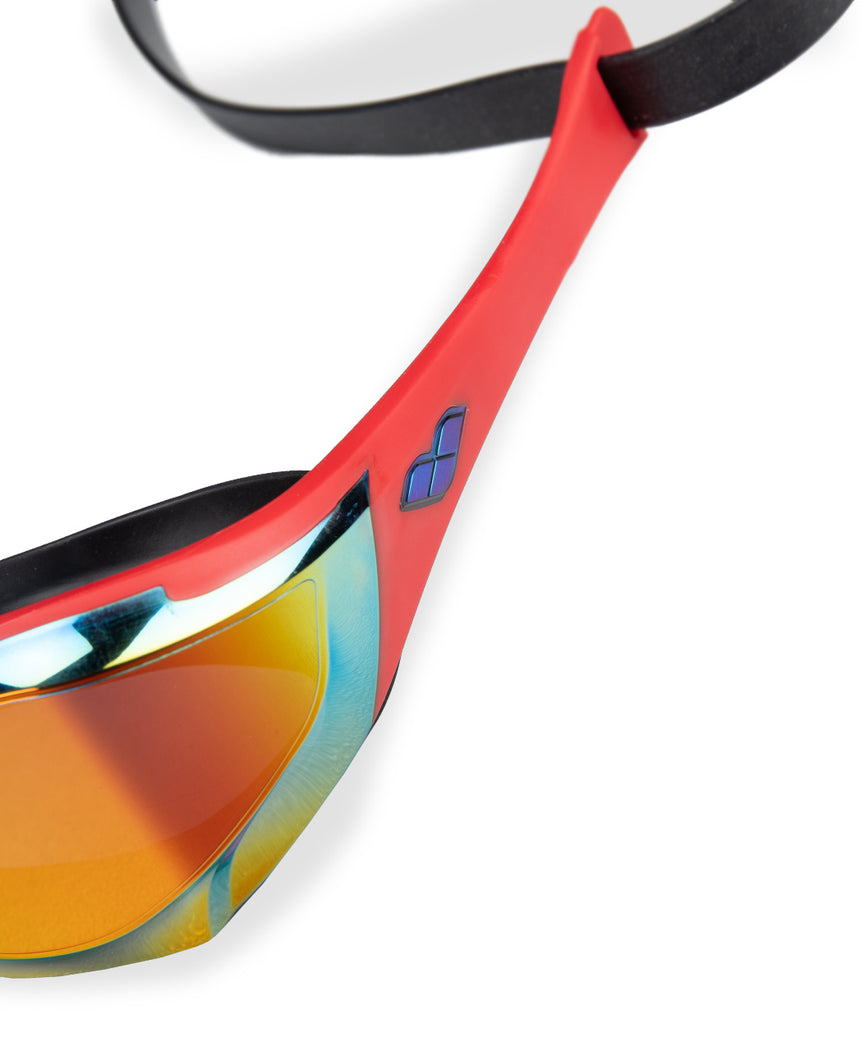 Arena Zwembril Cobra Edge Swipe Goud/Rood