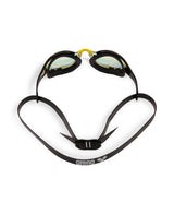 Arena Schwimmbrille Cobra Edge Swipe Mirror Gelb-Kupfer/Schwarz/Schwarz