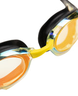 Arena Schwimmbrille Cobra Edge Swipe Mirror Gelb-Kupfer/Schwarz/Schwarz