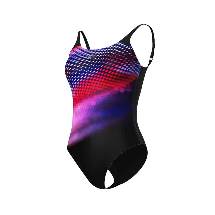 Arena W Bodylift Swimsuit Teresa U Back Cup black-fairy Rose