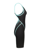Arena wedstrijdbadpak Powerskin Primo Open Rug Zwart