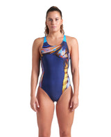 Arena Badpak Dreamline V Back Navy / Blauw
