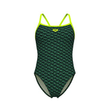 Arena Badpak Monogram Challenge Back Groen / Geel