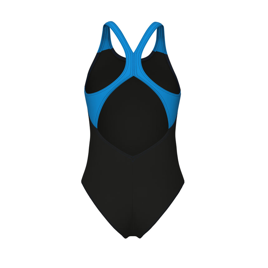 Arena Swimsuit Ripples V Back Black/Blue