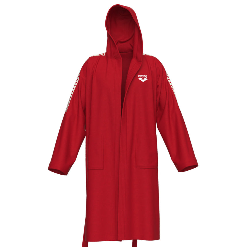Arena Bathrobe Team Stripe Red/White