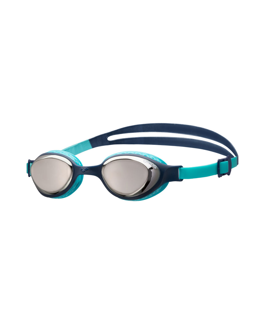 Arena Kids Swimming Goggles Air Mirror Silver/Navy/Blue