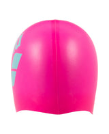 Arena Badmuts Big Logo Blauw / Roze