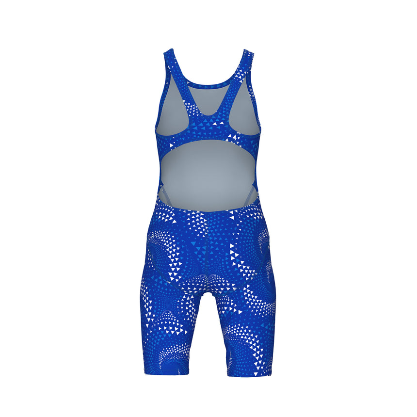 Arena Meisjes Badpak Printed Full Body Zwart Team Royal