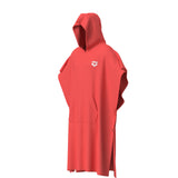 Arena Surf Poncho Cotton Calypso Coral/Wit