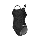 Arena Badpak Challenge Back Snake Skin Zwart