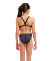 Arena Badpak Challenge Back Snake Skin Zwart
