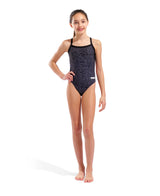 Arena Badpak Challenge Back Snake Skin Zwart