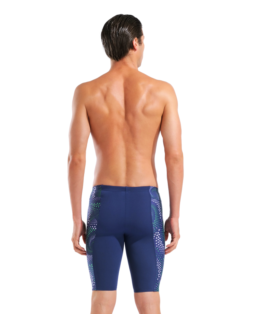 Arena Heren Zwemjammer Fireflow Navy Team Blauw Groen