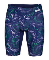 Arena Heren Zwemjammer Fireflow Navy Team Blauw Groen