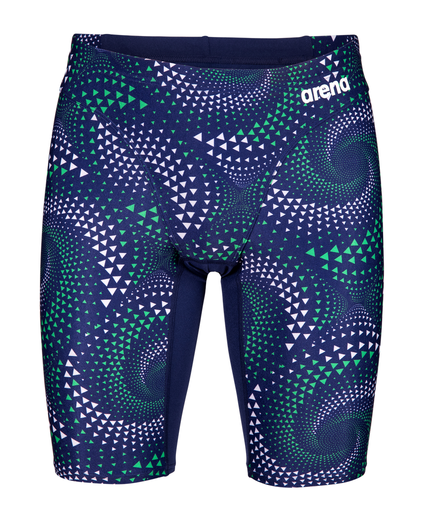 Arena Heren Zwemjammer Fireflow Navy Team Blauw Groen