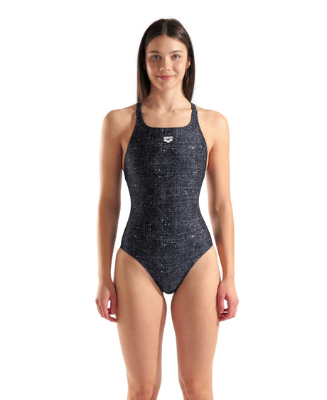 Arena Badpak Swim Pro Back Ribbed Zwart