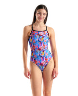 Arena Badpak Lightdrop Back Memories Roze/Blauw