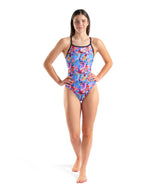 Arena Badpak Lightdrop Back Memories Roze/Blauw