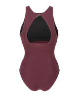 Arena Dames Badpak Mesh Angle Vent Back B Bordeaux