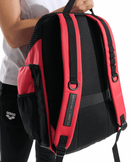 Arena Schwimmrucksack 45L One Go Rot