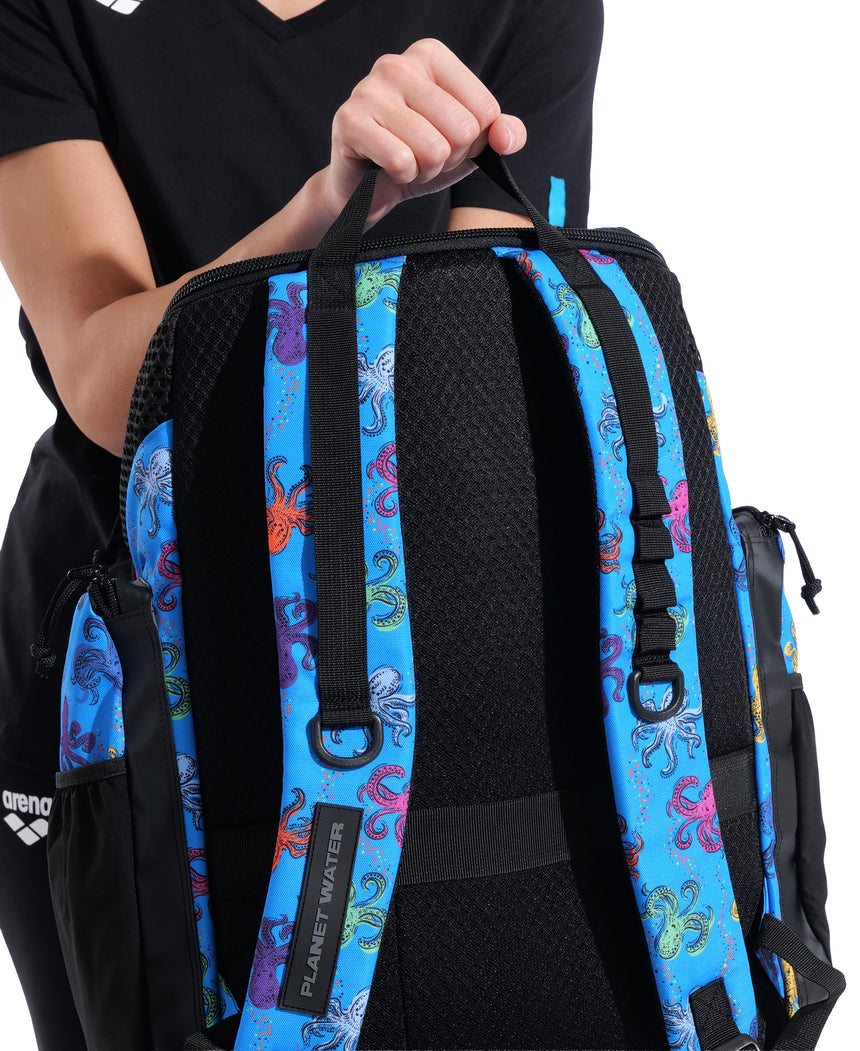 Arena One Go Backpack 45L AO Octopus back view
