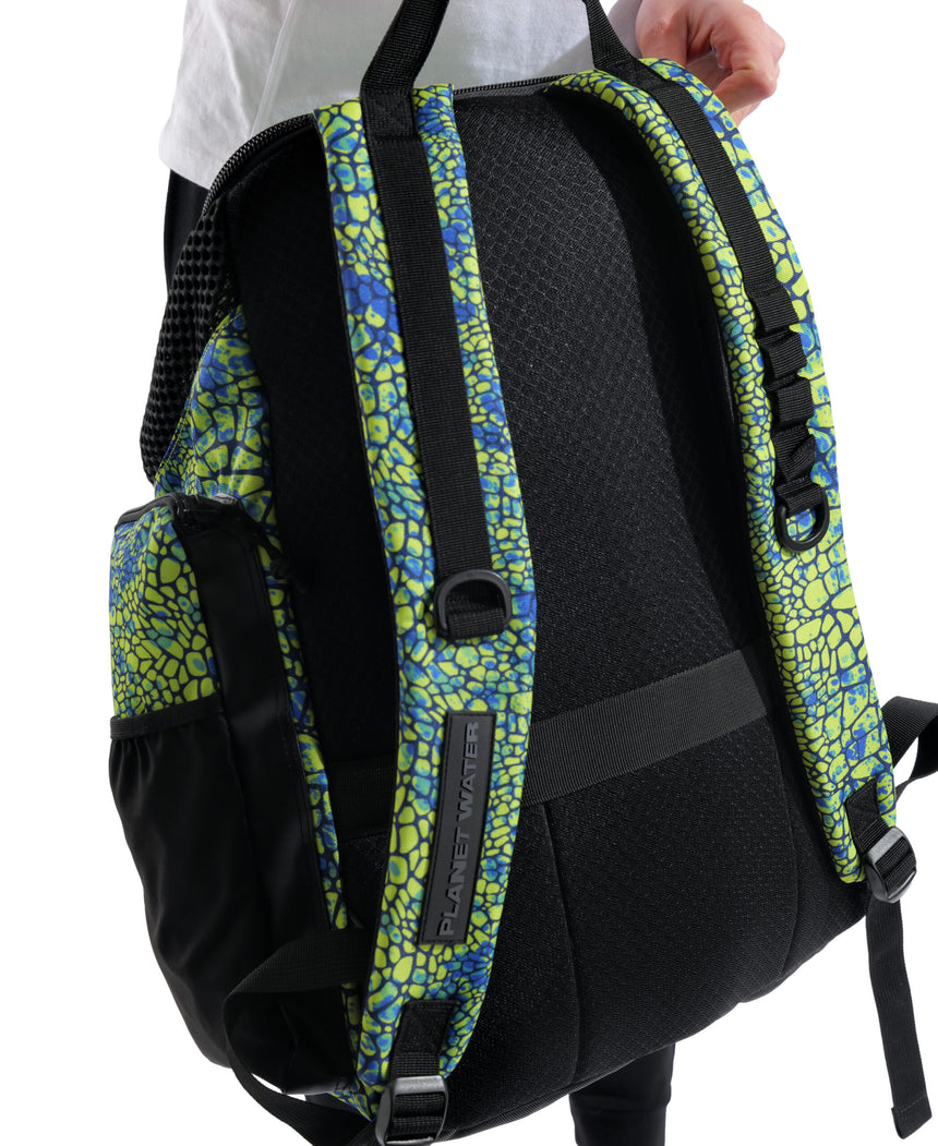 Arena Rugtas 45L One Go Snakeskin Groen