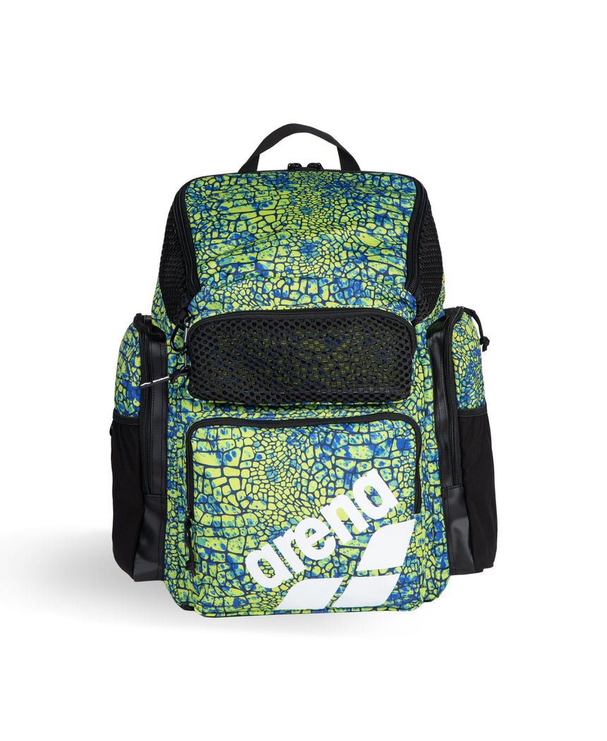 Arena Rugtas 45L One Go Snakeskin Groen