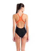 Arena Damen Badeanzug Lily Swim Pro Back LB Schwarz/Schwarz/Calypso