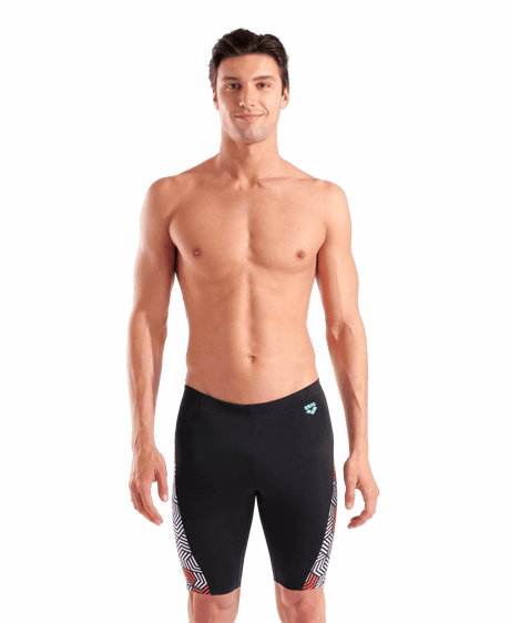 Arena Zwemjammer Geometry Zwart/Wit