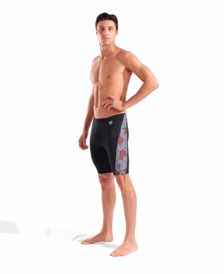 Arena Zwemjammer Geometry Zwart/Wit