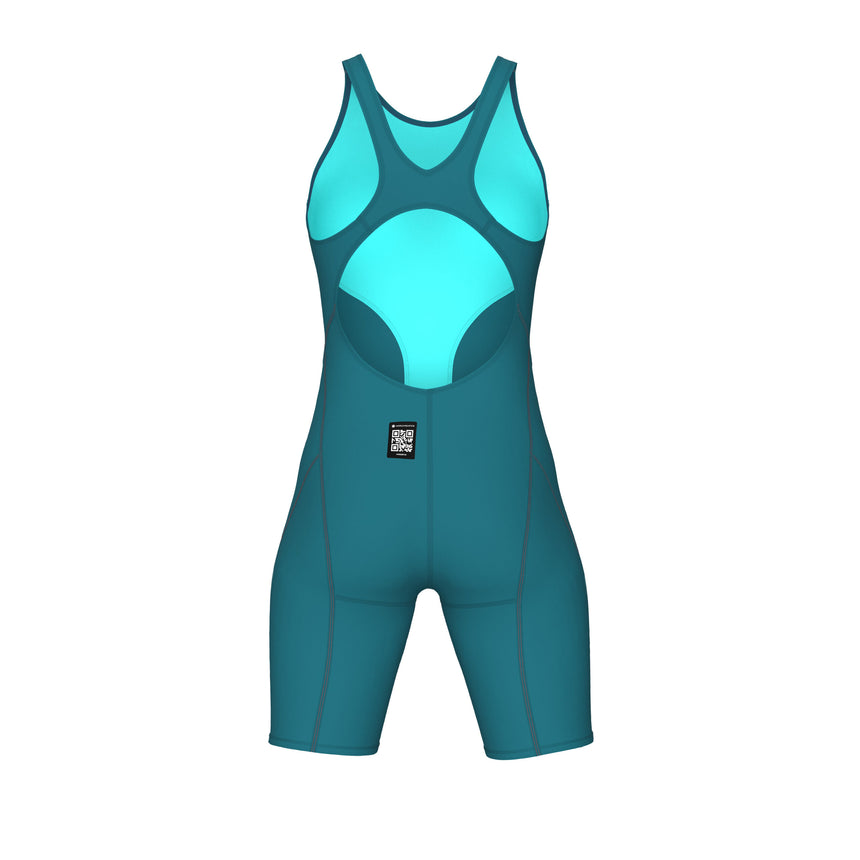 Arena Wedstrijdbadpak Powerskin Impulso Open Rug Jade