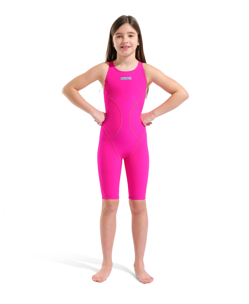 Arena Meisjes Wedstrijdbadpak Powerskin Impulso Open Rug Limited Edition Roze